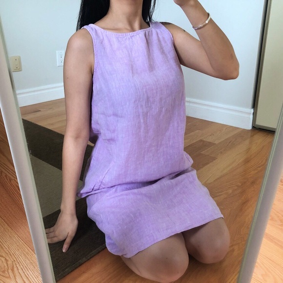J. Jill | Pastel Lavender Pink Tank Top Dress - Picture 2 of 4